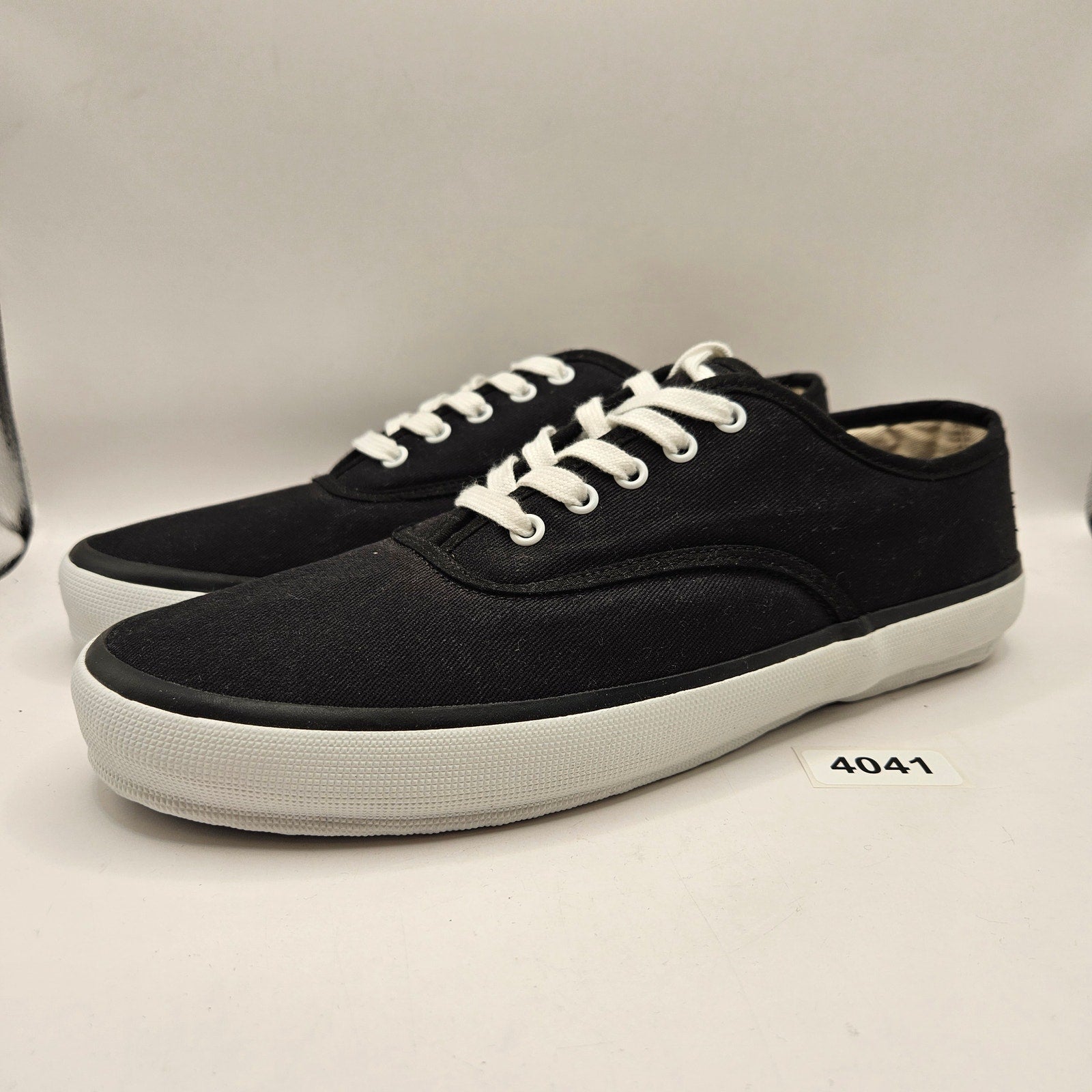 REPRODUCTION OF FOUND MEN'S 44 U.S. NAVY MILITARY TRAINER BLACK 5851TWF NWOB
