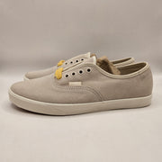 VANS WOMEN'S 9 AUTHENTIC LOW PRO FAT LACE TURTLEDOVE YARROW SUEDE BEIGE