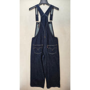 LEVI'S WOMEN'S SMALL BAGGY HIGHWATER OVERALLS DARK WASH A60790004