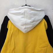 ADIDAS ORIGINALS MEN'S LARGE GRAPHIC SOCCER PULLOVER HOODIE KC7917 YELLOW BLACK