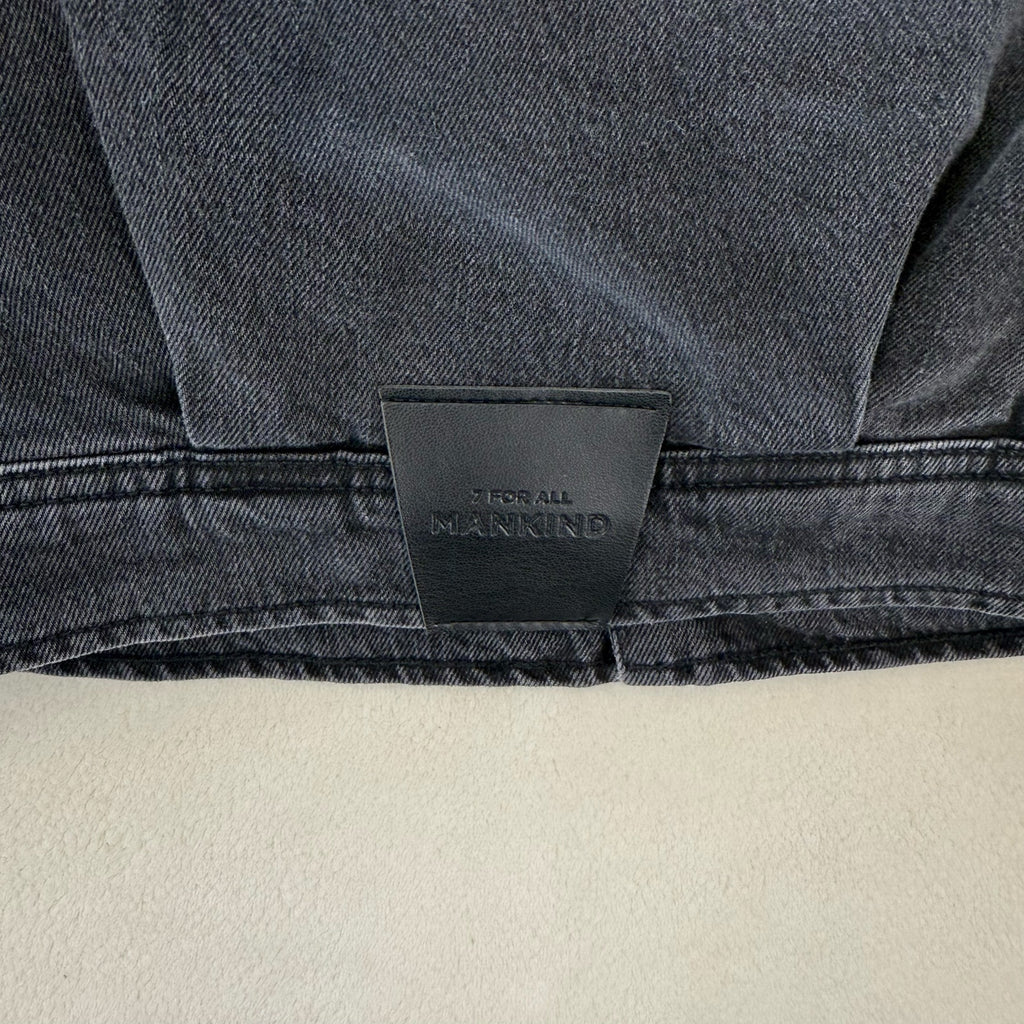 7 FOR ALL MANKIND X AFTERHOURS WOMEN'S SMALL QUILTED DENIM JACKET $248
