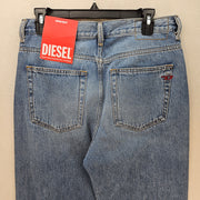 DIESEL MEN'S 30X34 D-VIKER STRAIGHT LEG TROUSER JEANS MEDIUM WASH NWT