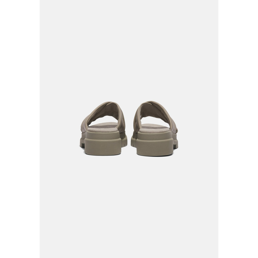 TIMBERLAND WOMEN'S 9.5 LONDON VIBE SLIDE LIGHT TAUPE FULL GRAIN NIB