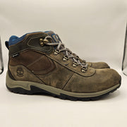TIMBERLAND WOMEN'S 11 MT. MADDEN MID HIKING BOOTS LACE UP WATERPROOF GREY