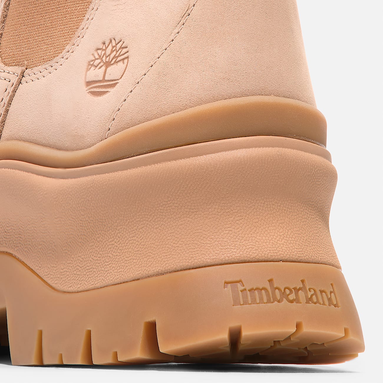 TIMBERLAND WOMEN'S 9 ROXIE LANE MID CHELSEA BOOT LT BEIGE NUBUCK NIB