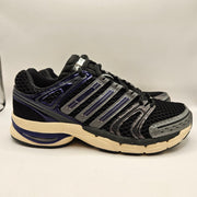 ADIDAS MEN'S 9 ADISTAR CONTROL KI6680 BLACK METALLIC PURPLE LOW TOP BREATHABLE