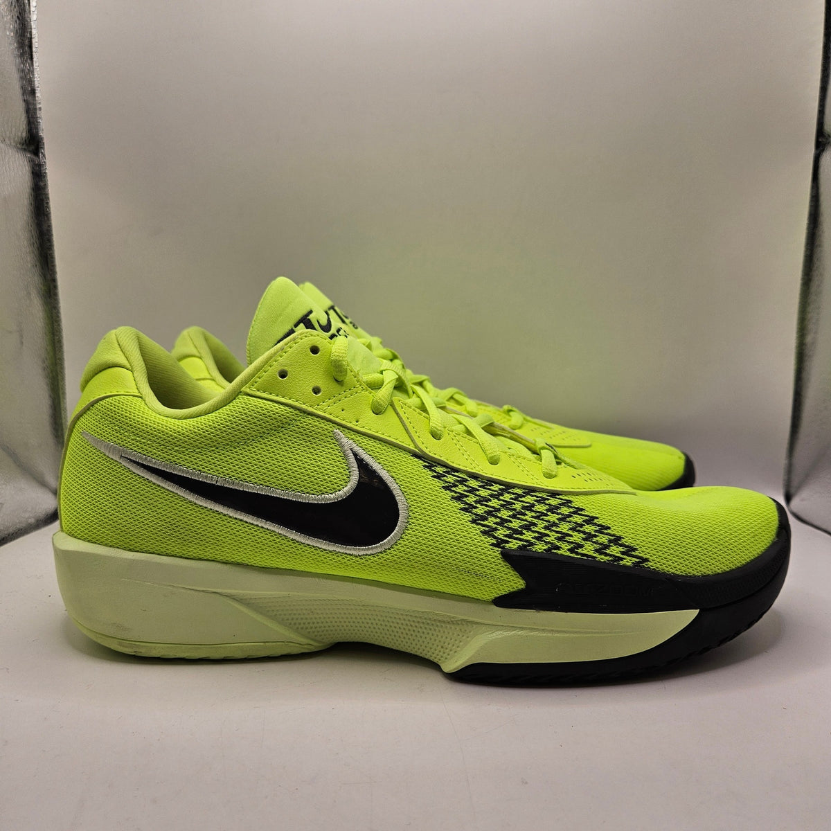 NIKE MEN'S 12 AIR ZOOM GT CUT ACADEMY VOLT FB2599-700 NWOB BASKETBALL SHOES