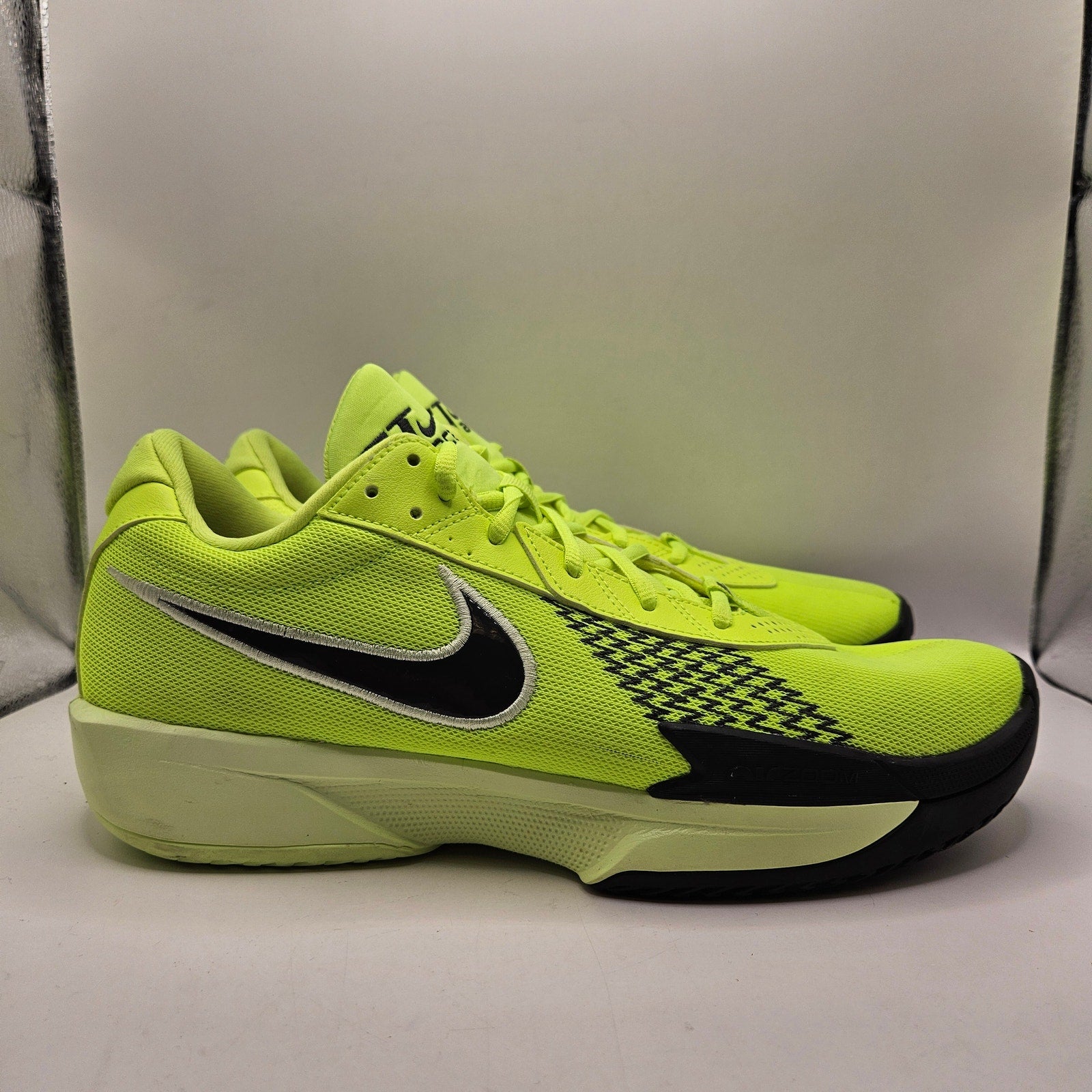 NIKE MEN'S 12 AIR ZOOM GT CUT ACADEMY VOLT FB2599-700 NWOB BASKETBALL SHOES
