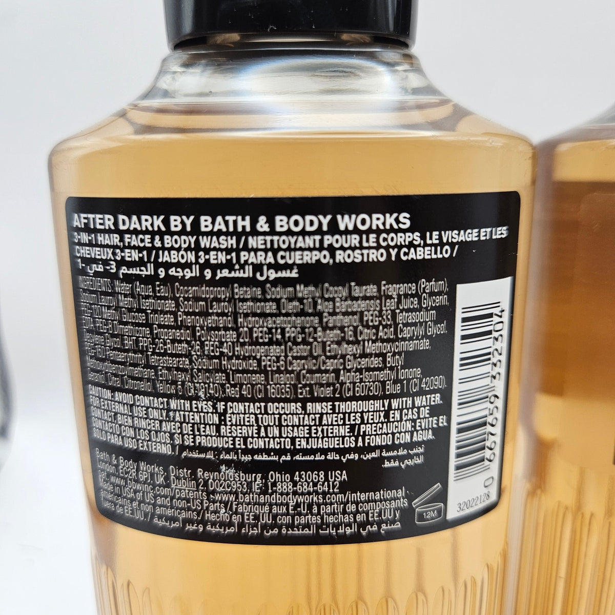 BATH & BODY WORKS AFTER DARK 3 IN 1 BODY WASH LOT 4 MEN SET