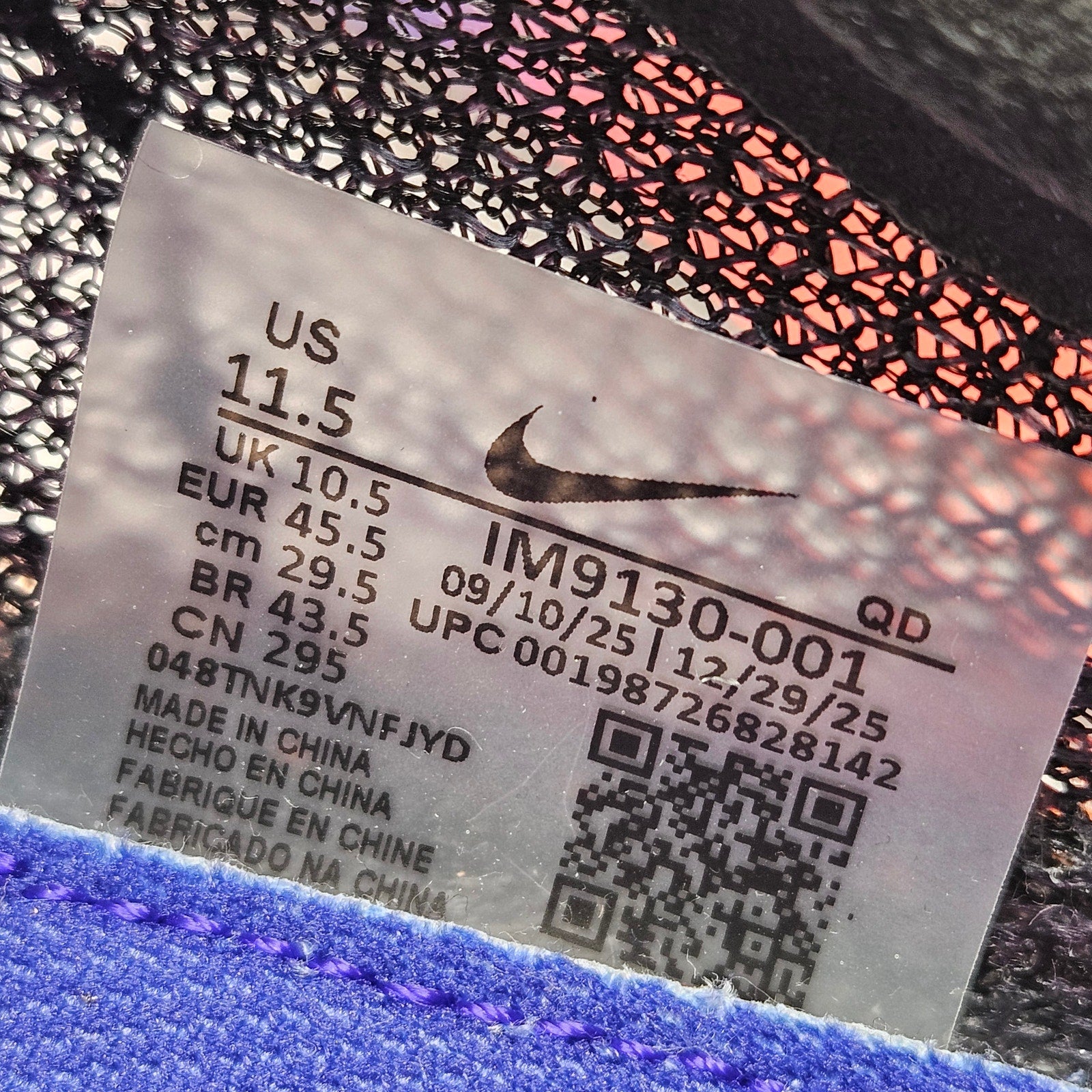 NIKE MEN'S 11.5 AIR ZOOM VICTORY 2 GLAM TRACK & FIELD SPIKES NWOB NO BAGS