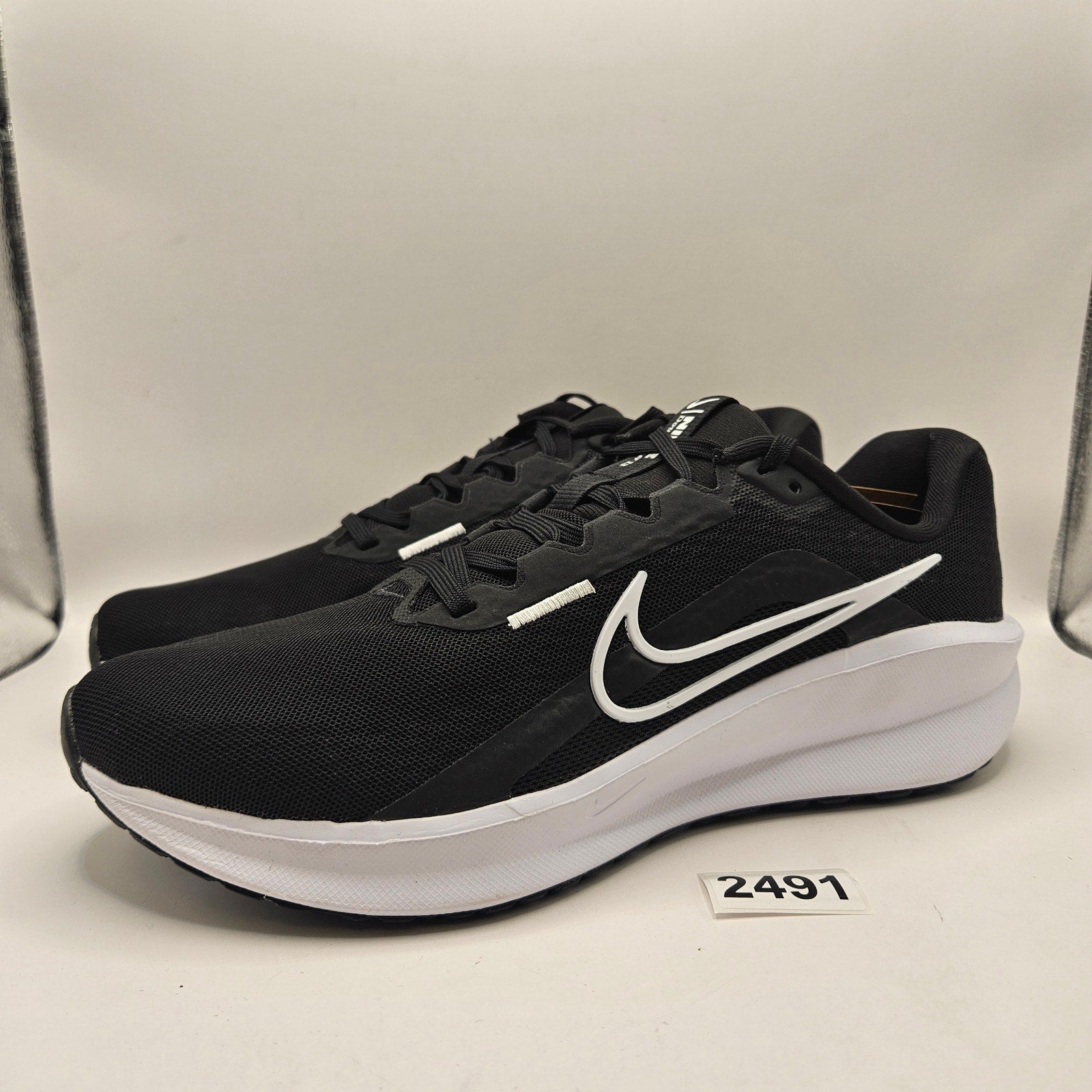 NIKE MEN'S 11 DOWNSHIFTER 13 BLACK WHITE NWOB FD6454-001