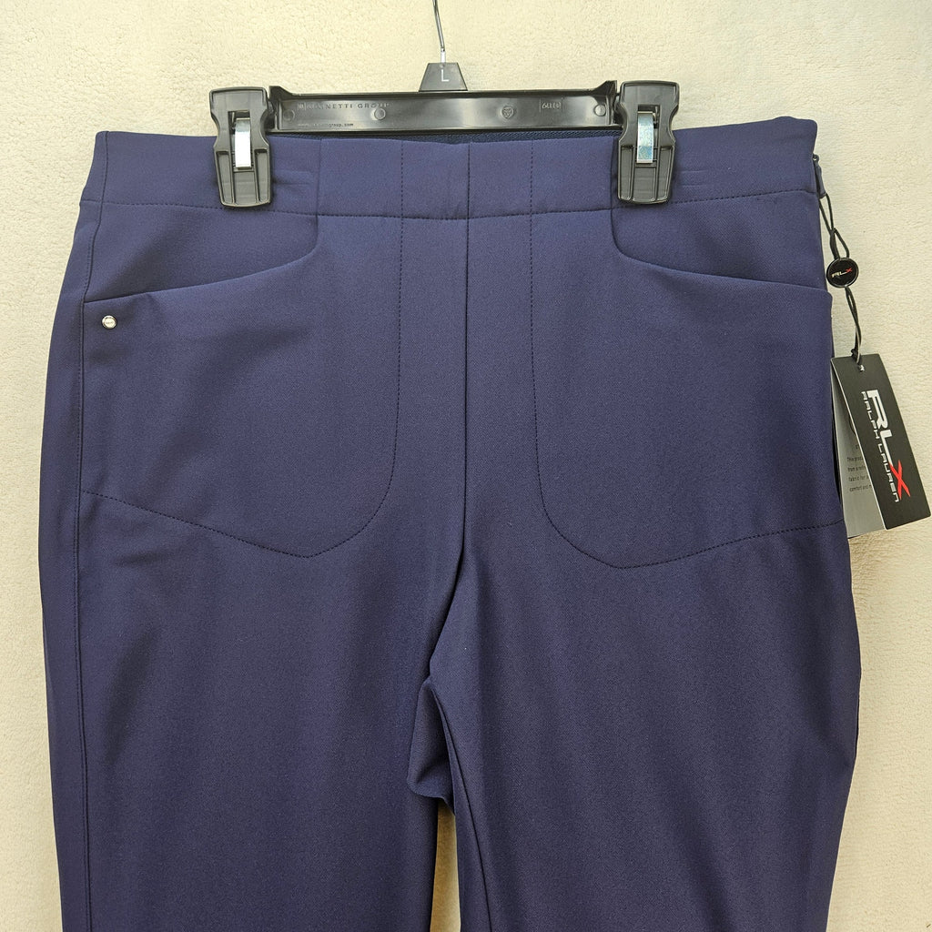 RLX RALPH LAUREN WOMEN'S 6 NAVY STRETCH GOLF PANTS EXTENSIBLE NWT