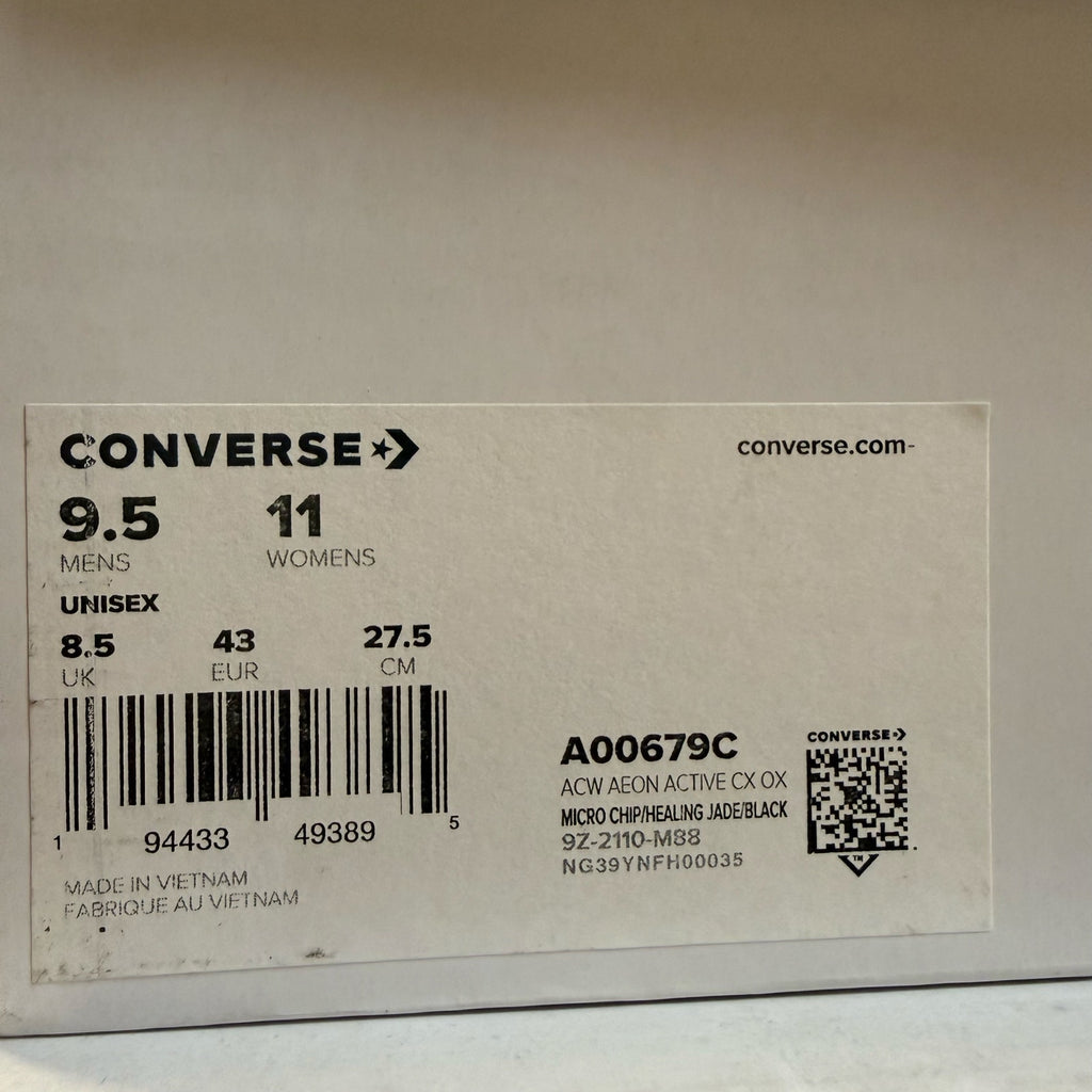 CONVERSE X A-COLD-WALL MEN'S 9.5 WOMEN'S 11 AEON ACTIVE CX MICRO CHIP RUNNER NIB