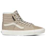 VAN'S WOMEN'S 8.5 SK8 HI CORDURA SHERPA SHOES WALNUT NIB