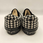VANS WOMEN'S 7 LX CLASSIC 98 SLIP-ON HOUNDSTOOTH BLACK WHITE NWOB