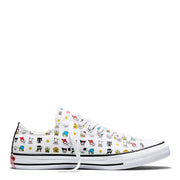 CONVERSE X SANRIO HELLOW KITTY MEN'S 10.5 CTAS CHARACTER ALL OVER PRINT NIB