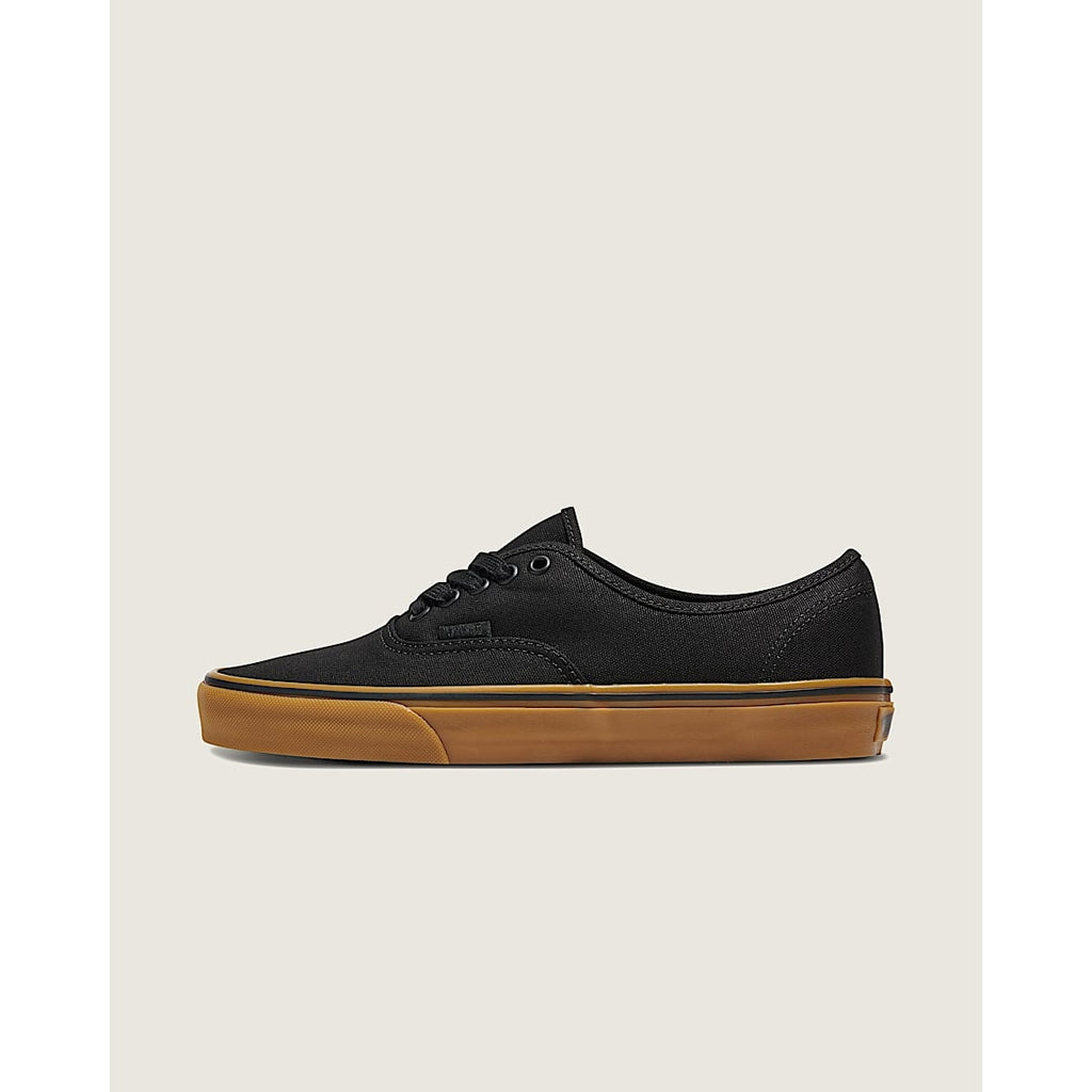 VANS MEN'S 10 AUTHENTIC BLACK RUBBER LOW TOP SNEAKER NIB VN000TSVBXH