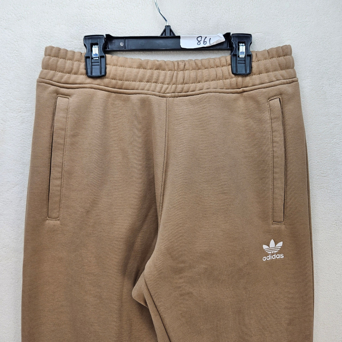 ADIDAS ORIGINALS MEN'S SMALL KHAKI SWEATPANTS JW3614 NWT