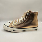CONVERSE KIDS 5.5 CHUCK TAYLOR ALL STAR HIGH TOP SNEAKER METALLIC COPPER A11792C