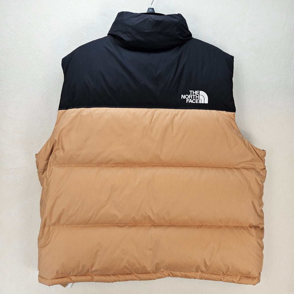 THE NORTH FACE MEN'S XXL 1996 NUPTSE 700 DOWN PUFFER VEST ALMOND BUTTER NWT $230