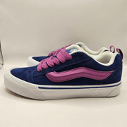 VANS M7.5 W9 KNU SKOOL NAVY BLUE PURPLE SUEDE NWOB LOW TOP SKATEBOARD SNEAKER