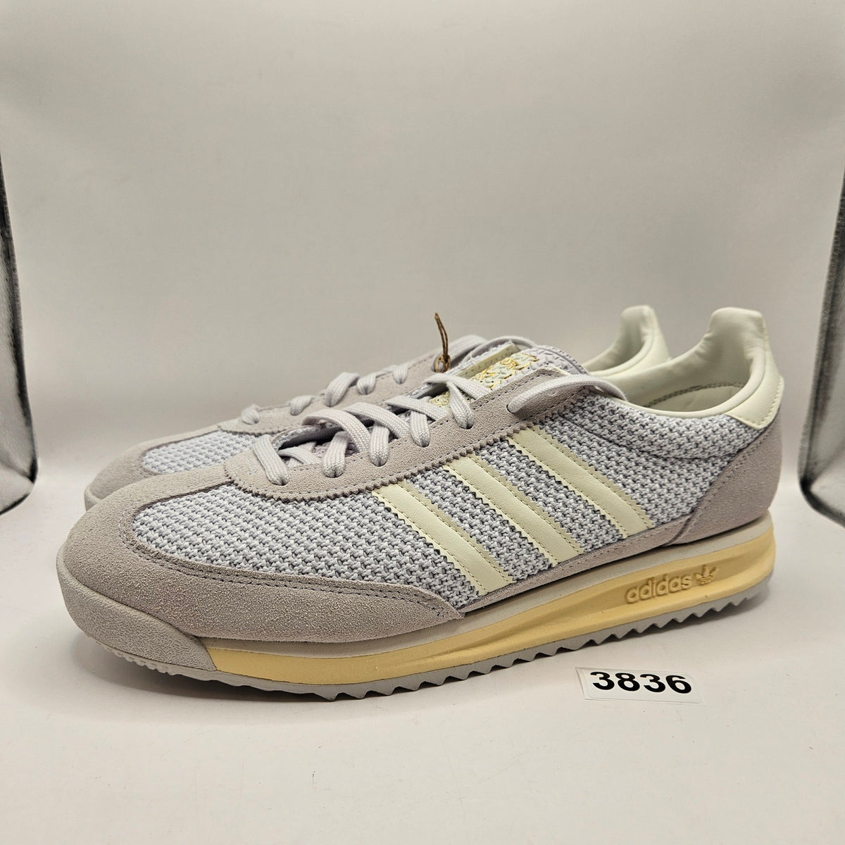 ADIDAS ORIGINALS MEN'S 10.5 SL72 RS GREY WHITE RETRO CASUAL SNEAKERS NWOB JR8773