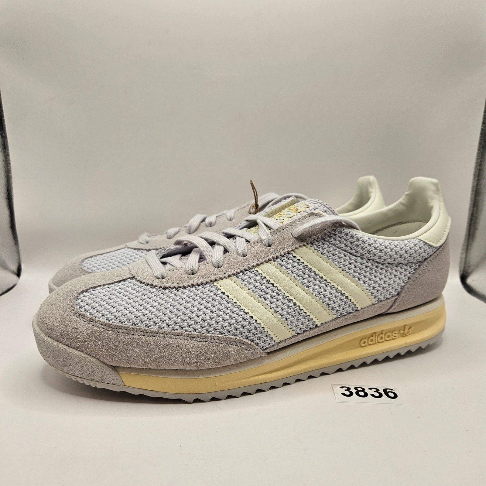 ADIDAS ORIGINALS MEN'S 10.5 SL72 RS GREY WHITE RETRO CASUAL SNEAKERS NWOB JR8773