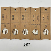 LOT OF 5 - ECCO PREMIUM LACES 80CM WHITE ROUND NIB 1X5 PAIRS