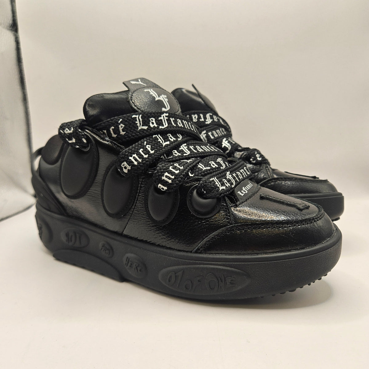 PUMA MEN'S 6.5 LAFRANCE 01 OF ONE WRITTEN IN CHROME SNEAKER BLK NWOB 311340-01
