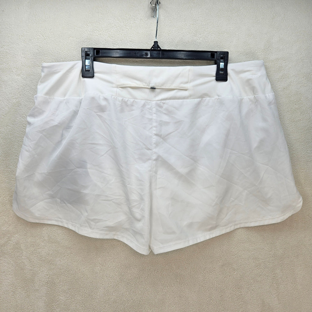 NIKE WOMEN'S XXL DRI FIT WHITE RUNNING SHORTS CJ2400-100 NWT