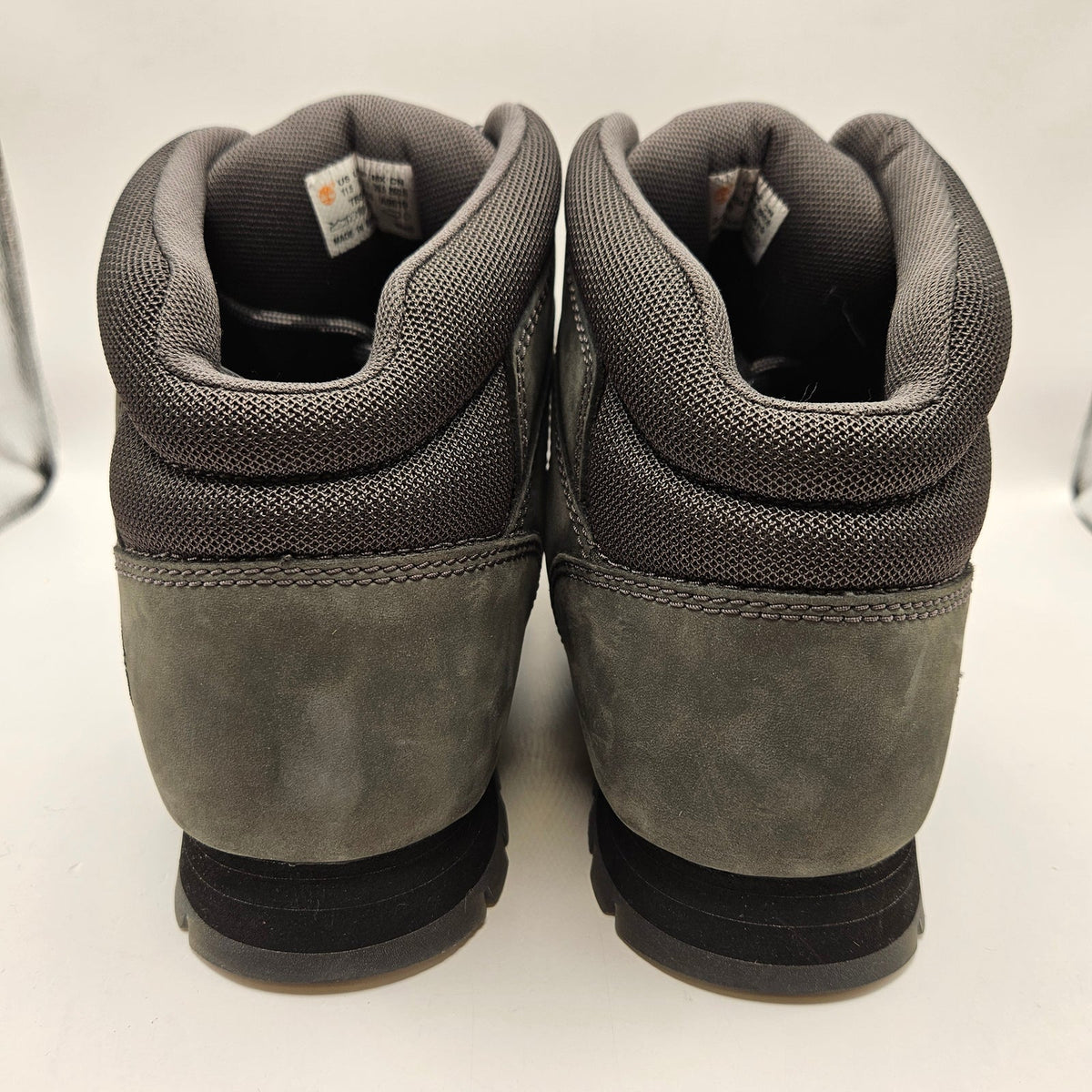 TIMBERLAND MEN'S 11.5 EURO SPRINT MID HIKER BOOTS BLACK GRAY TB0A1KAC015