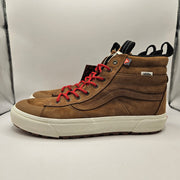 VANS MEN'S 13 SK8-HI MTE CHIPMUNK MARSHMALLOW SUEDE HIGH TOP SNEAKER