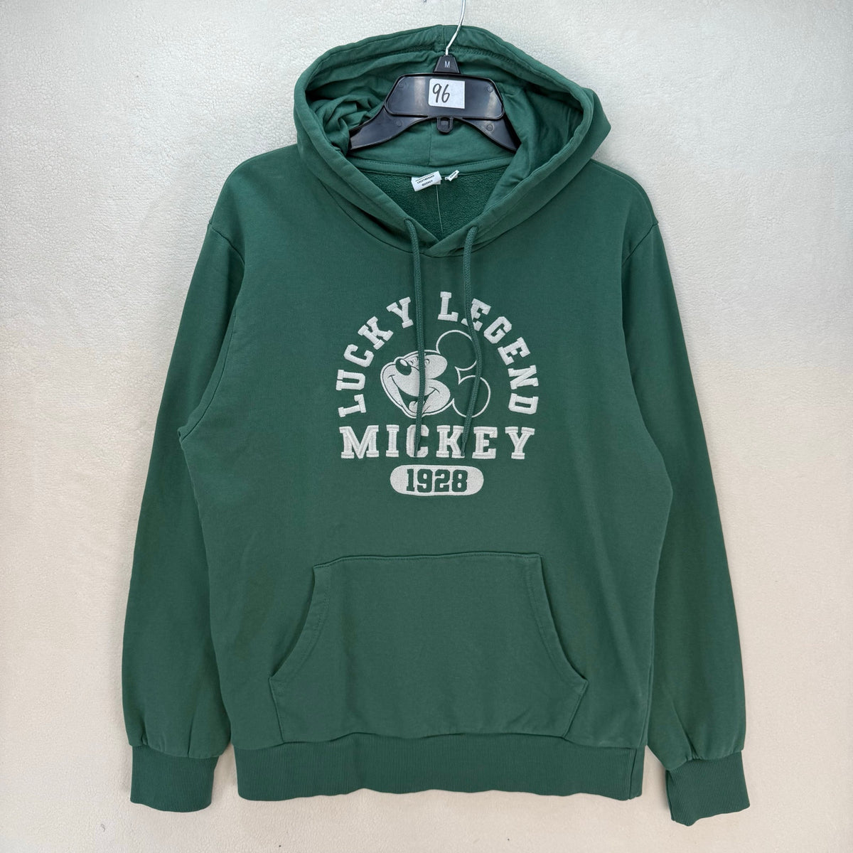 LUCKY BRAND X DISNEY MICKEY N FRIENDS M GREEN HOODIE UNISEX