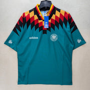 ADIDAS MEN'S MEDIUM GERMANY 1994 FIFA AWAY SOCCER JERSEY JZ6941 GREEN