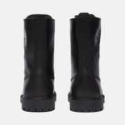 TIMBERLAND WOMEN'S 7 PREMIUM 8 INCH LACE WP BLACK FULL GRAIN BOOT TB0A43MXW02