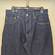 LEVI'S MEN'S 31X30 DARK WASH 555 RELAXED STRAIGHT PREMIUM DENIM JEANS