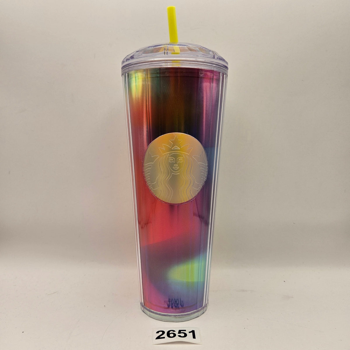 STARBUCKS 24oz RAINBOW PRIDE KALEIDOSCOPE COLD TUMBLER