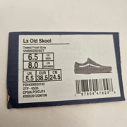 VANS WOMEN'S 8 OLD SKOOL LOW TOP SNEAKER TWEED FROST GRAY LX NWOB
