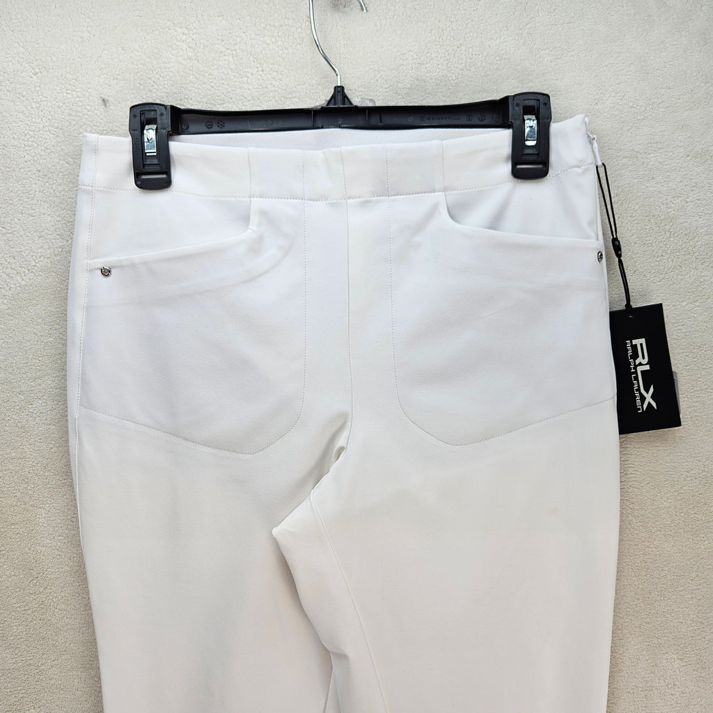 RLX RALPH LAUREN GOLF PANTS WOMEN'S 4 WHITE STRETCH MSRP $168 NWT