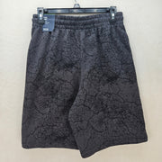 DSG MEN'S SMALL FLEECE SHORT PRINT LAVASCAPE ASPHALT NWT