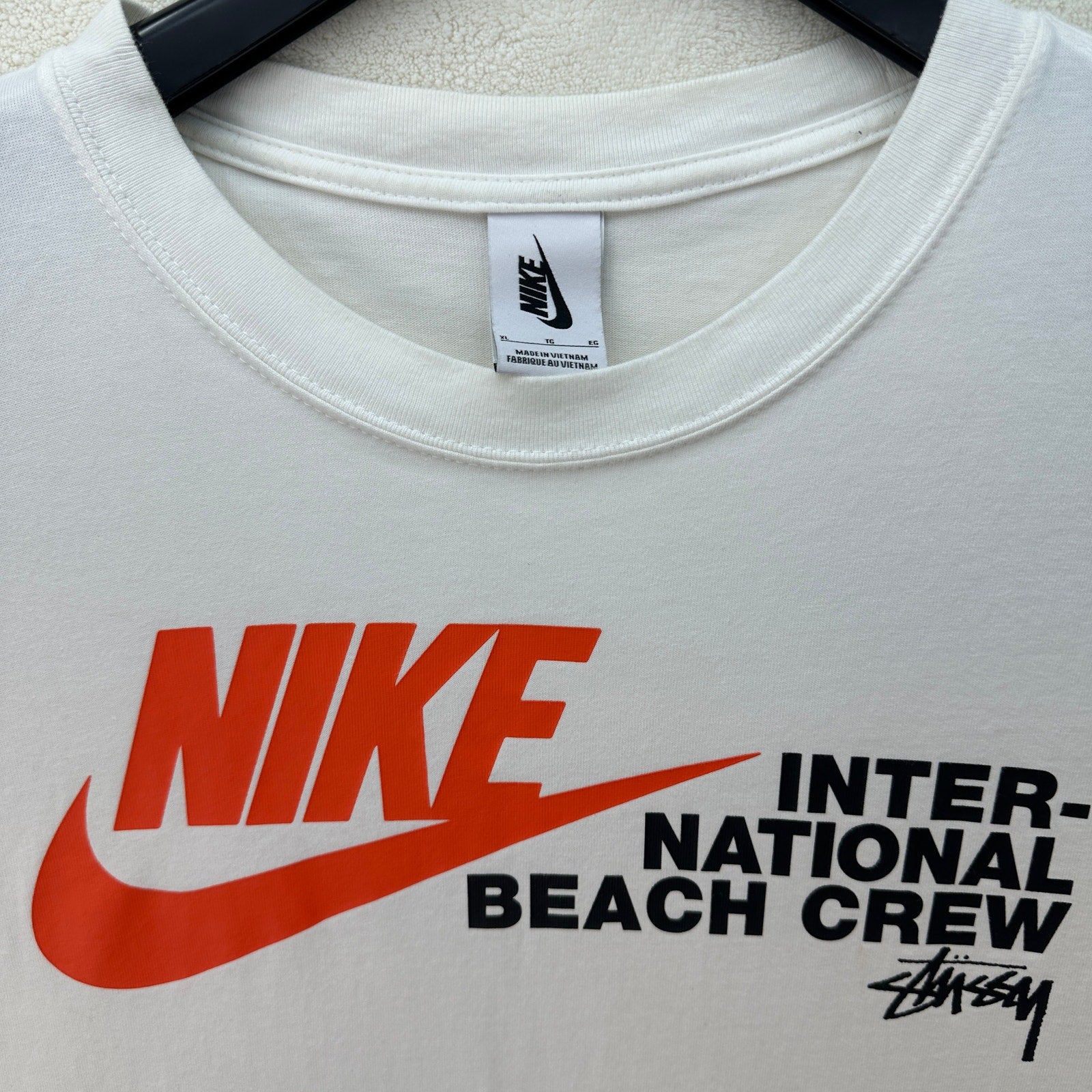 NIKE x STUSSY White T shirt Men's Size XL