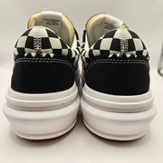 VANS MEN'S 11.5 COMFYCUSH OLD SKOOL OVERT CHECKERBOARD BLACK WHITE