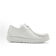 ECCO AT. KOLLEKTIVE MEN'S 46 WHITE LEATHER JOKE LACE SHOE NIB 39059491125