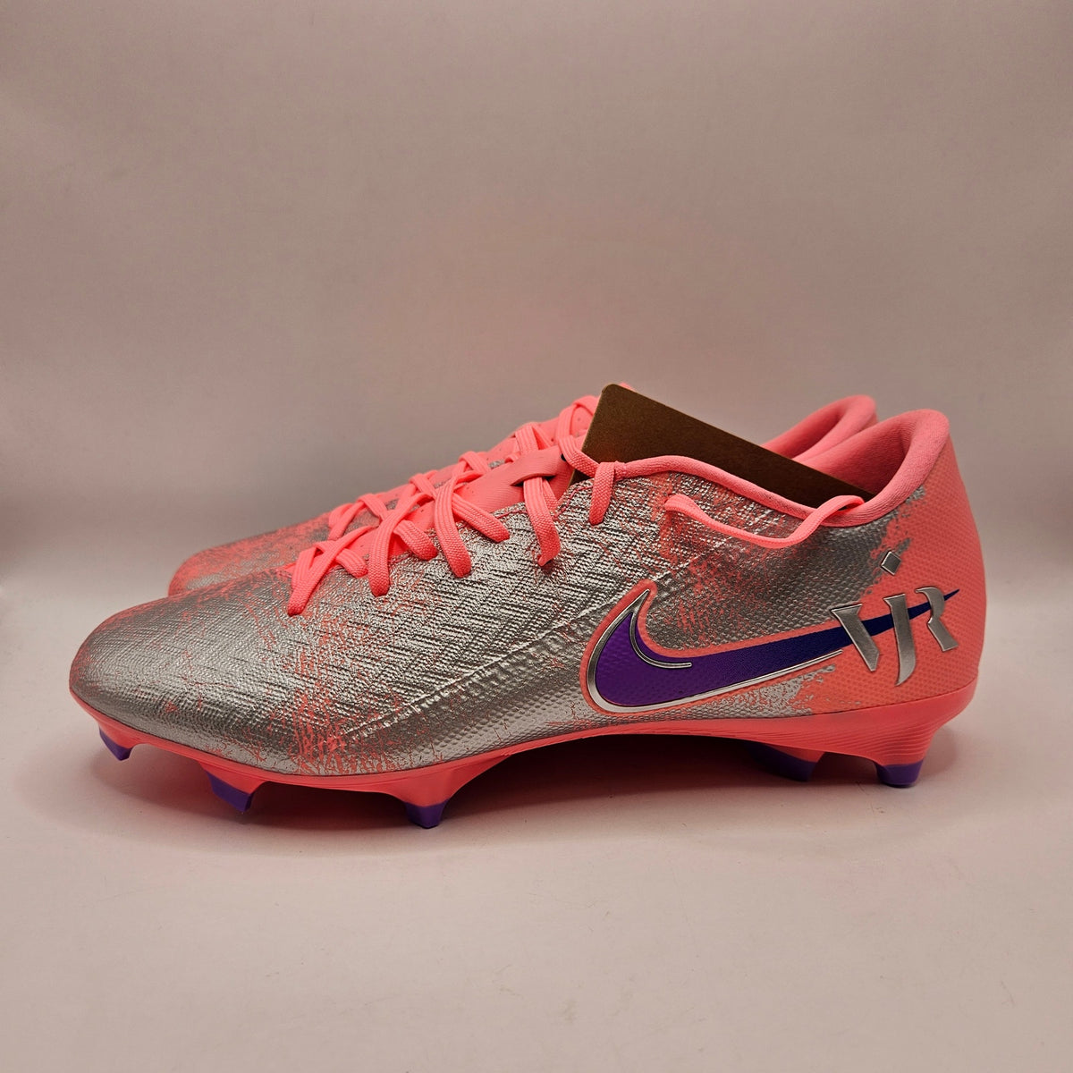 NIKE MEN'S 8 MERCURIAL VAPOR 16 VJR FG/MG CLEAT PINK SOCCER IM3645-640 NWOB