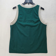 ADIDAS MEN'S MEDIUM ORIGINALS TREFOIL GREEN TANK SIDELINE JERSEY KG8200 THICK