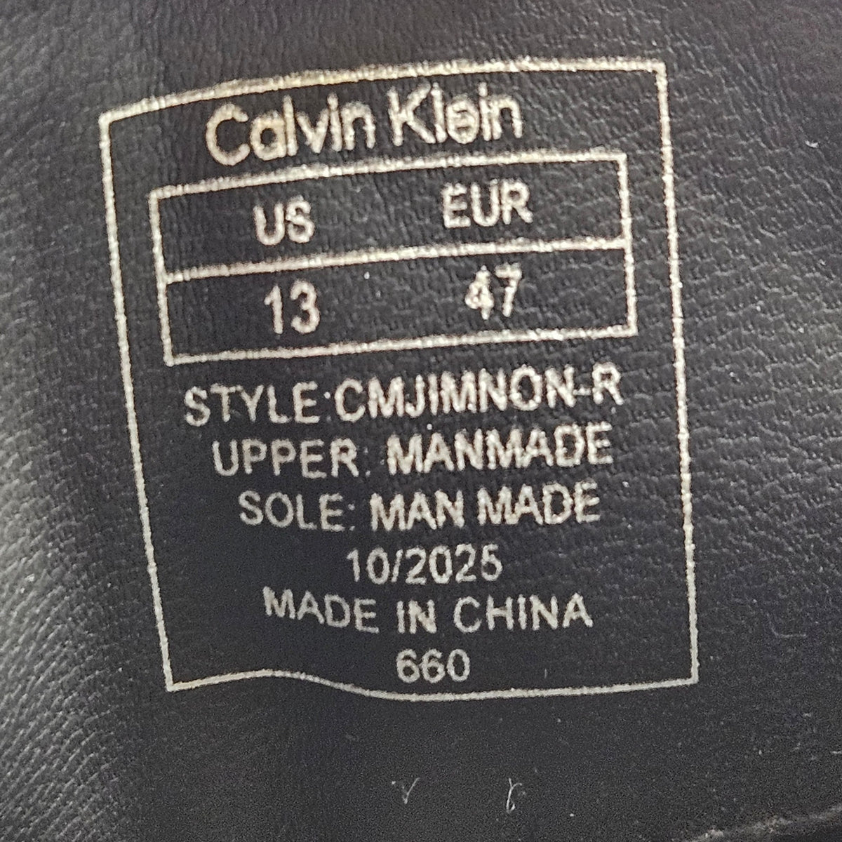 CALVIN KLEIN MEN'S 13 CMJIMNON-R JAMESON LOAFER BLACK SLIP-ON DRESS SHOES NWOB