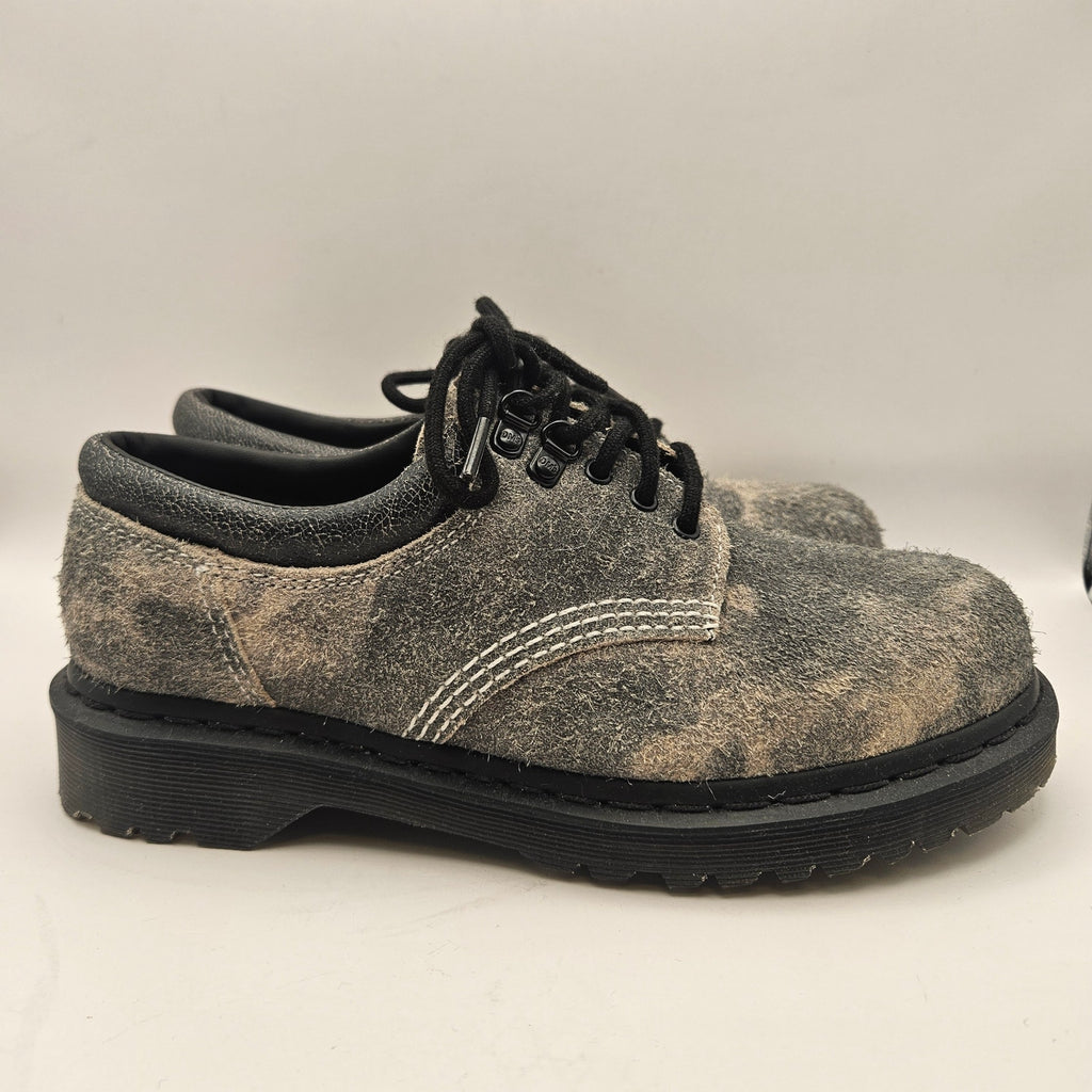 DR MARTENS WOMEN'S 7 STONEWASHED GREY 8053 NWOB SUEDE OXFORD