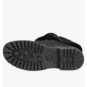 TIMBERLAND WOMEN'S 6.5 JAYNE WATERPROOF TEDDY FLEECE FOLD DOWN BOOT BLACK NIB