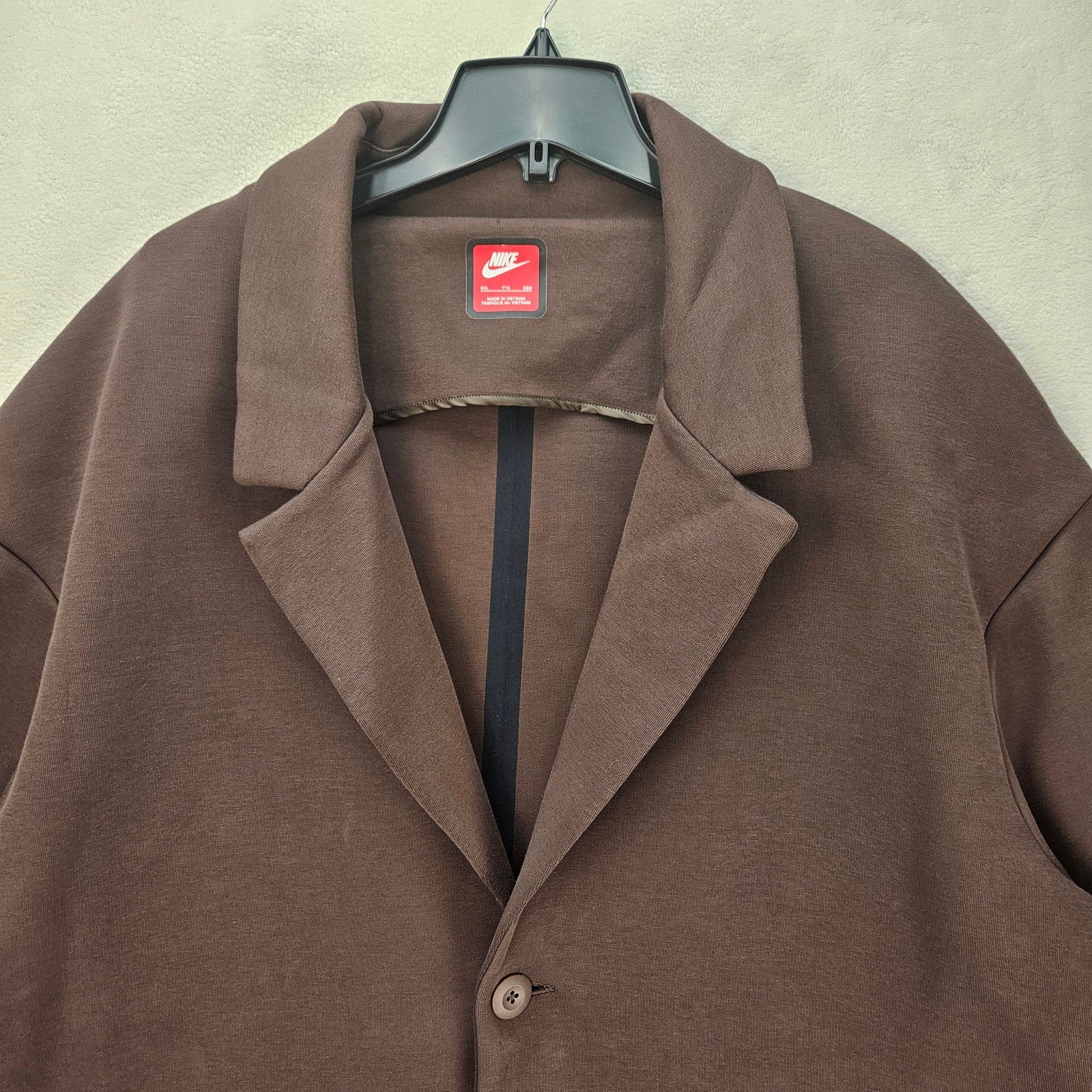 NIKE MEN'S XXL TECH FLEECE BLAZER COAT JACKET BROWN NWT FN0601-237