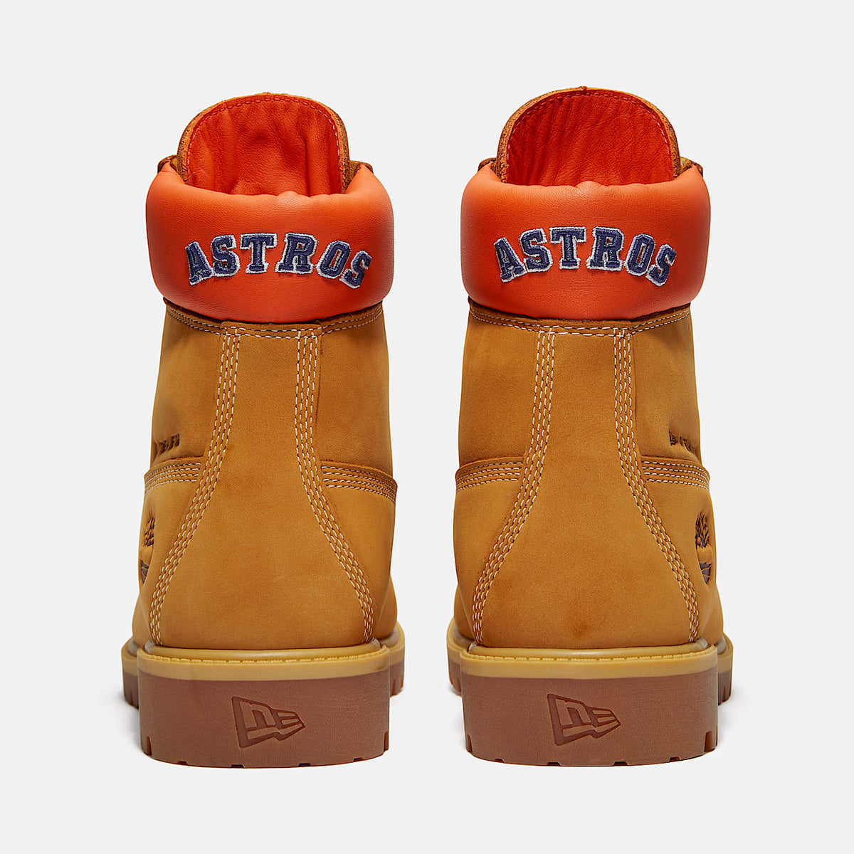 TIMBERLAND MEN'S 11.5 6 INCH BOOT WHEAT NEW ERA COLLAB HOUSTON ASTROS
